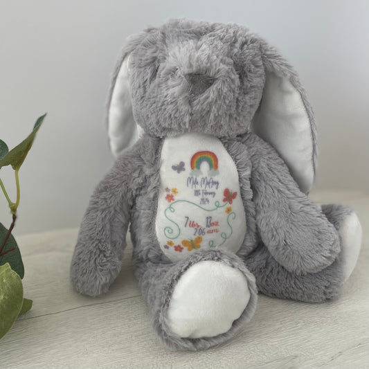New baby personalised bunny